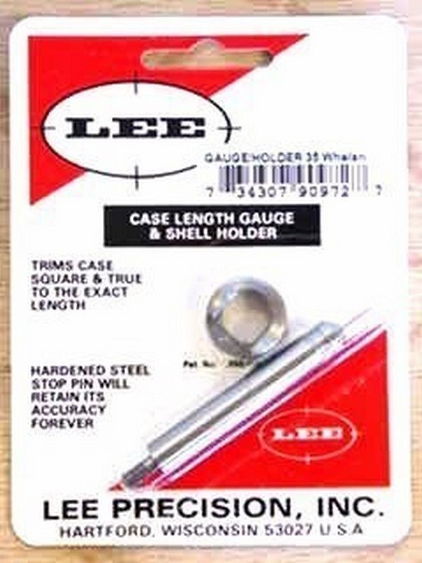 Lee Reloading Reloading Case Length Gauge and Shell Holder .35 Whelen - 90972