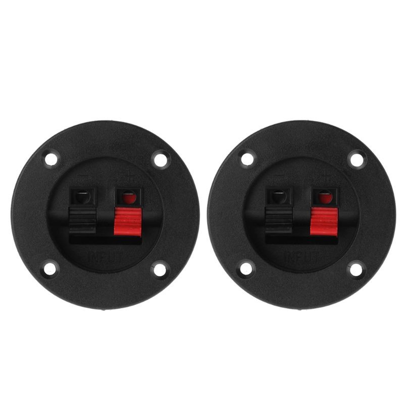 Speaker Plate Push Release Connector Terminal Strips Block 2 Position 4 Way