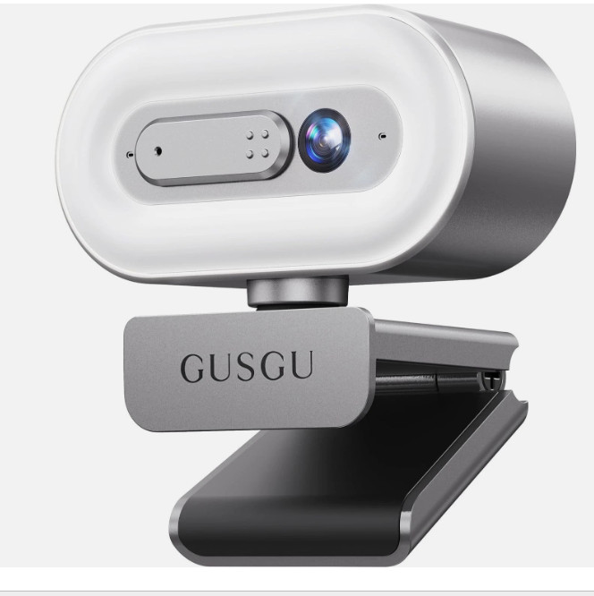 G920 2K Quad HD Webcam for PC, Auto Focus, with Microphone & Light & Privacy