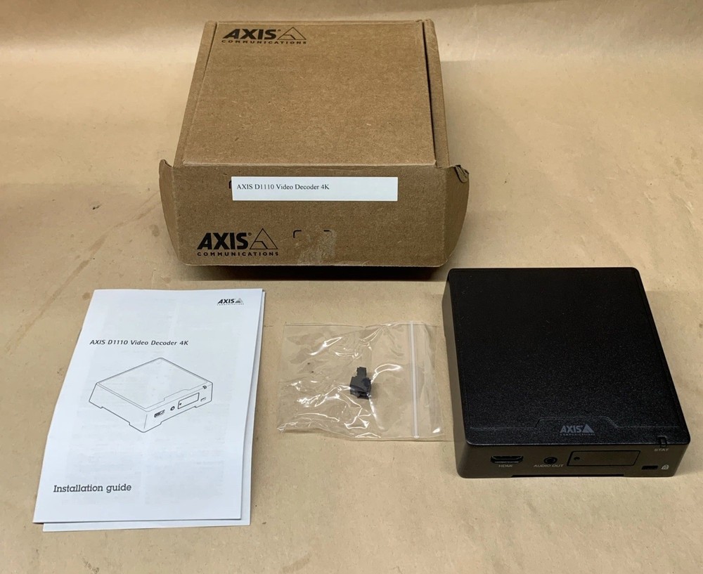Axis D1110 Video Decoder 4K 02282-001-01 - TESTED WORKING