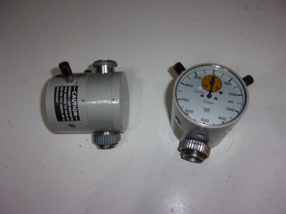 Drager Anesthesia machine breathing volumeter
