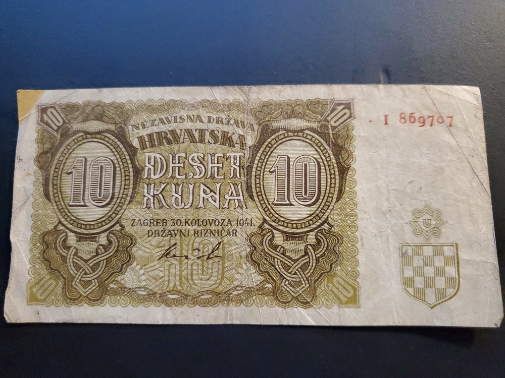 Croatia   10 Kuna 1941