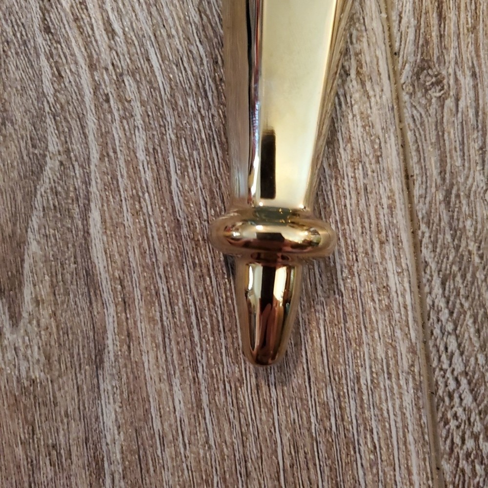 Emtek Polished Solid Brass Door Knocker Victorian No Scratches
