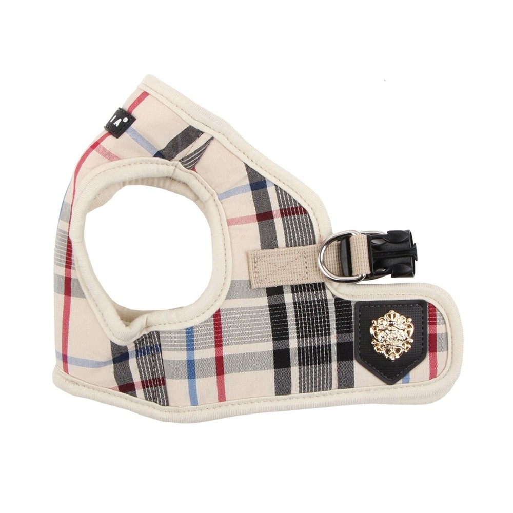 Authentic Junior Harness B Small Beige Adjustable Pet Vest Walking Accessory