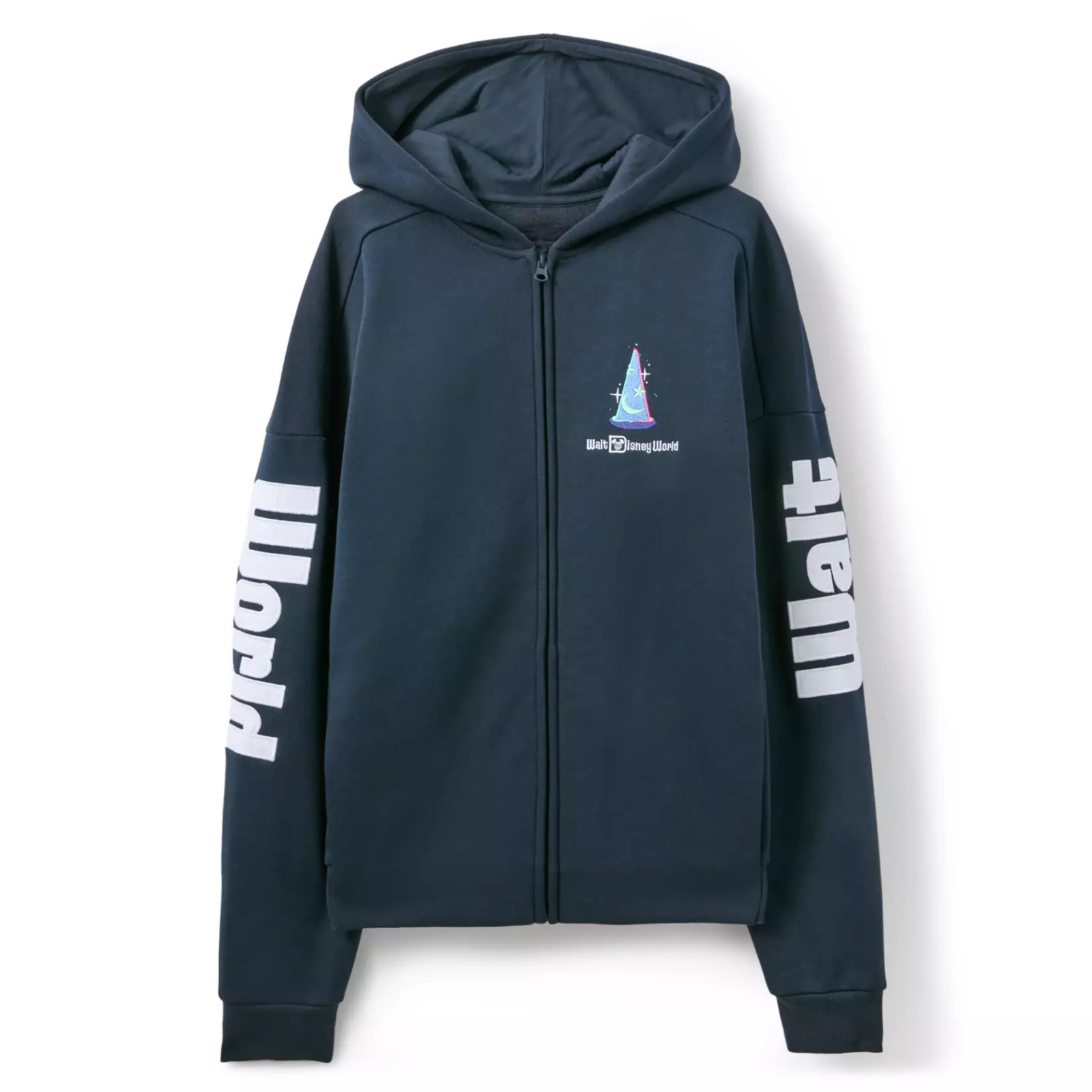 Disney Parks Sorcerer Mickey Mouse Zip Hoodie Adult LARGE - Walt Disney World