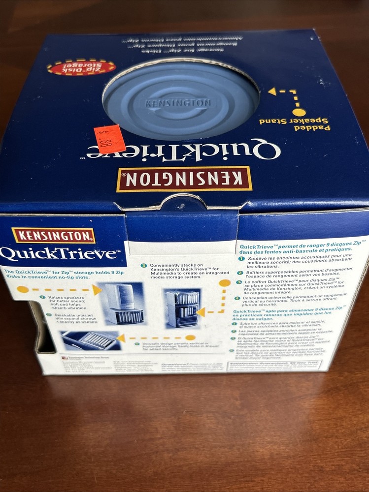 Computer PC Floppy Zip Disk Storage Organizer Vintage 1997 New In Box