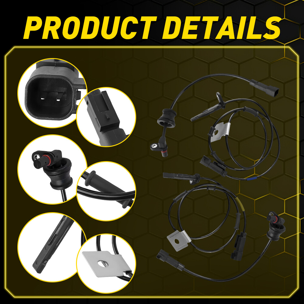 4PCS ABS Speed Sensor Set For 2010-2017 GMC Terrain Rear Front Left Right EOOK