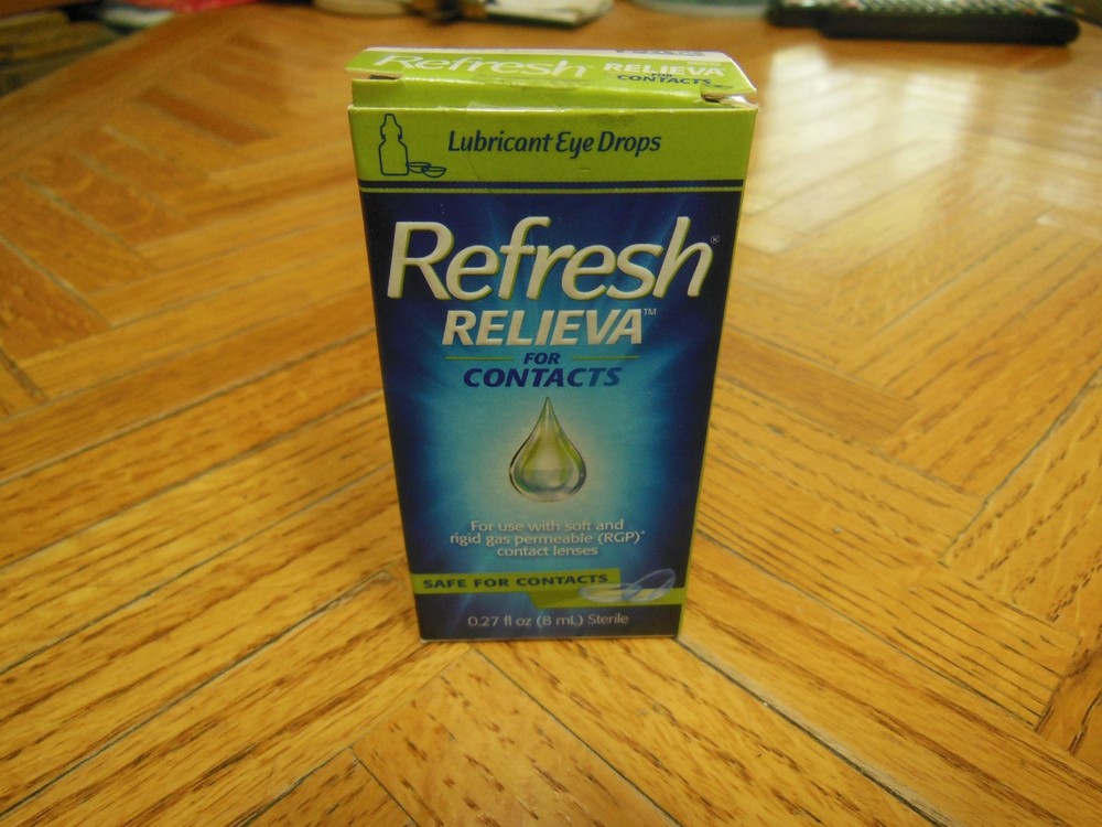 REFRESH Relieva for Contact Lubricant Eye Drops - 8 ml
