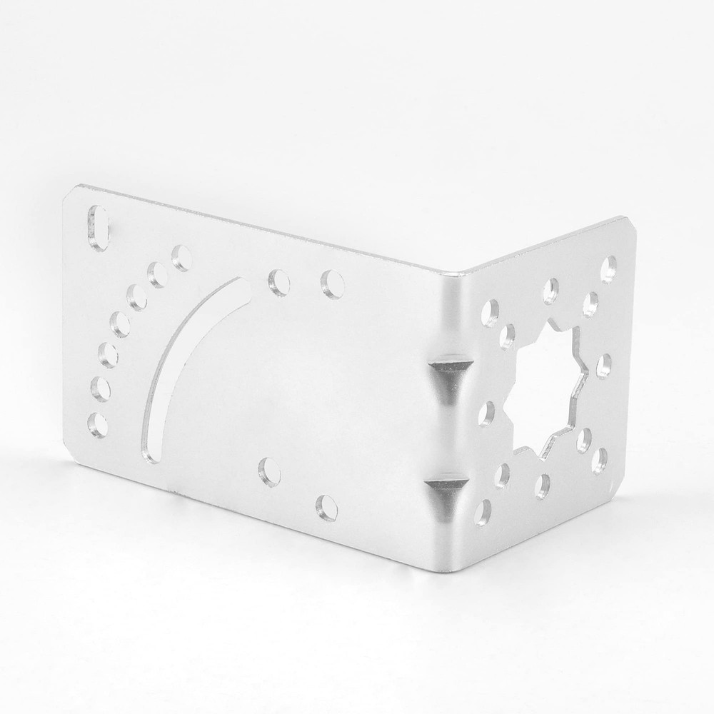 ZDTECH Pole Mount Bracket L Mounting to Wall Hardware Silver