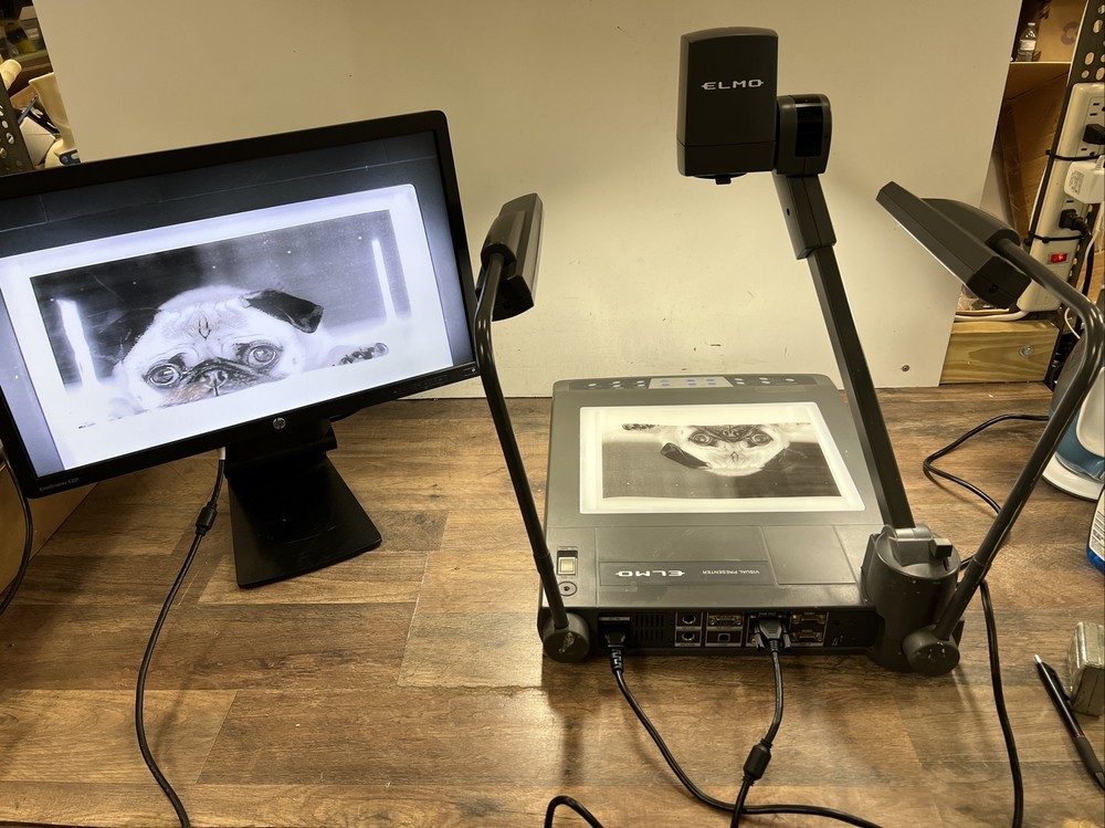 Elmo Visual Presenter HV-5100XG Document Camera Projector And Power Cord