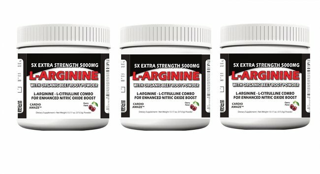 Extra Strength L-Arginine 5000mg 3 Pk.