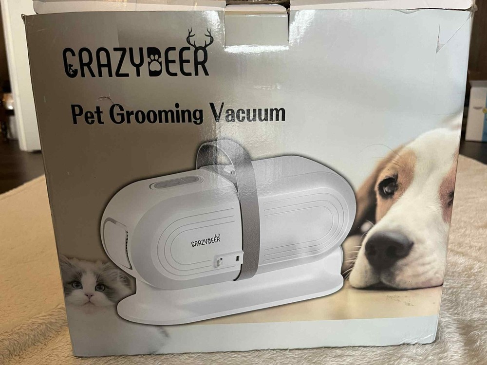 Crazydeer Pet Grooming Vacuum Kit
