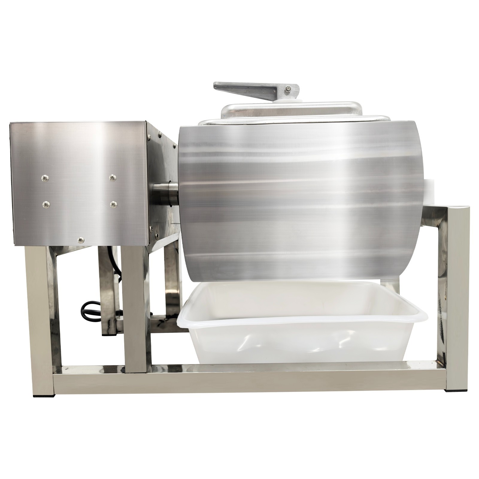 Used 10Kg Circular Meat Vegetable Tumbler Marinator Rotatable Computer Control