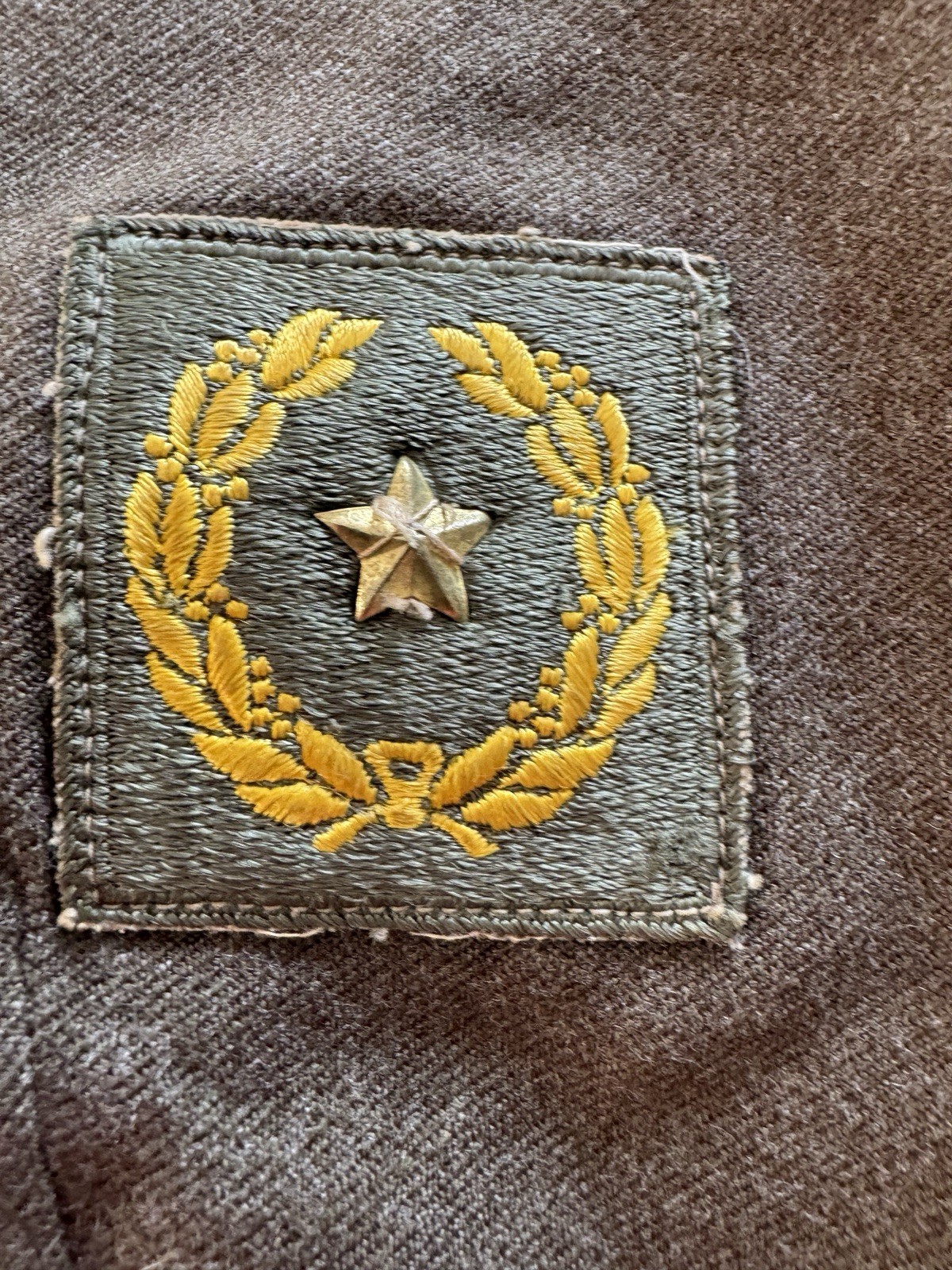 WWII ADSEC Army HQ Patched Ike Jacket W/Awards And Name ID