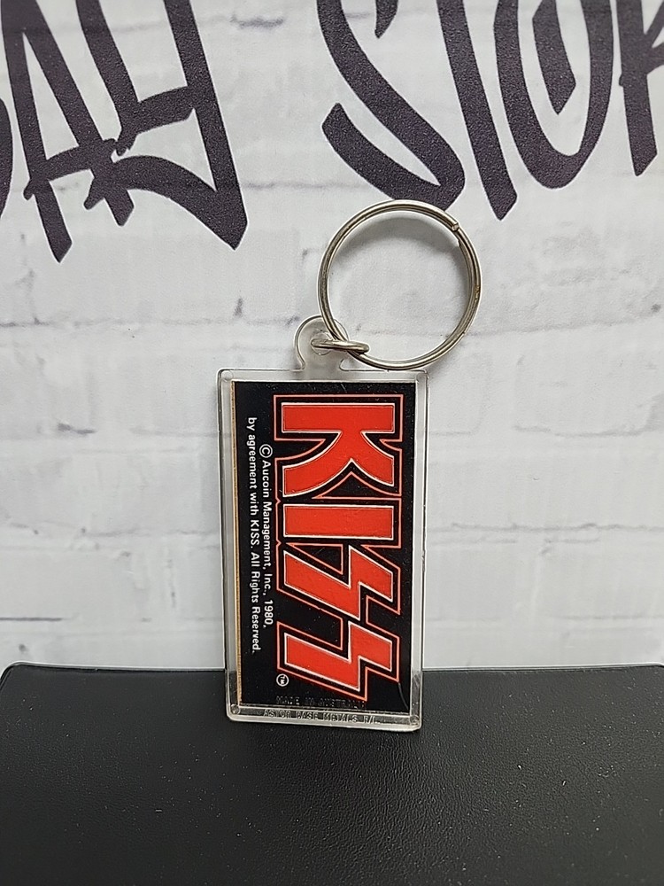 1980 AUCOIN Kiss Ace Frehley Vintage Australia Key Chain