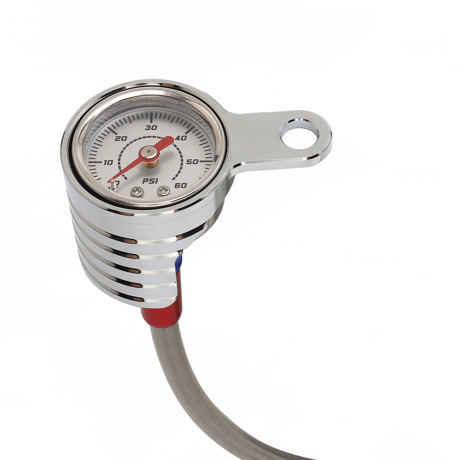 Chrome Oil Pressure Gauge Kit For Harley Twin Cam Touring Road King Softail Dyna