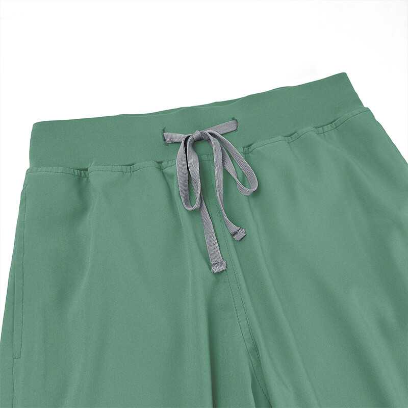 Stretch Medical Nurse Scrub Uniform Women Scrub Set V-Neck Top Jogger Pants