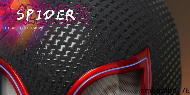 Spiderman Miles AUTO Light-up Eyes Mask Ring Remote Control Wink Gifts US Spot