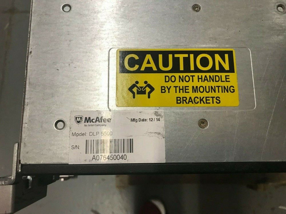 McAfee DLP-5500 Security Appliance Server Intel 32GB RAM