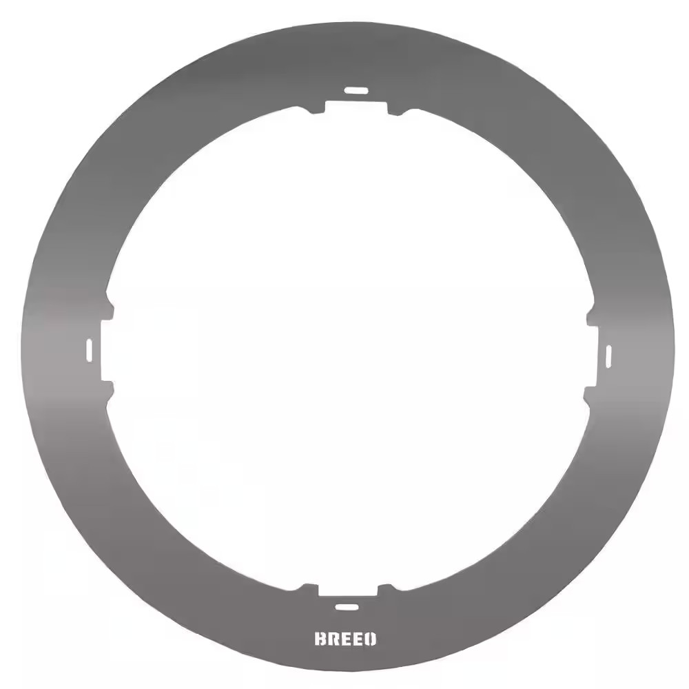 Smokeless 35 In. Fire Pit Insert Ring - Durable Stainless Steel - Rust-Resistant