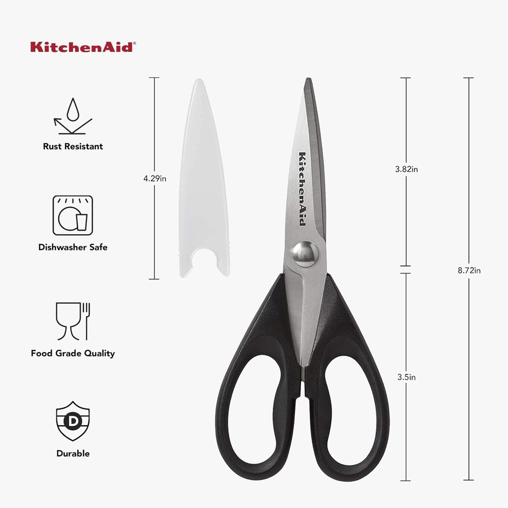 Kitchen Shears with Protective Sheath Durable Stainless Steel Scissors
