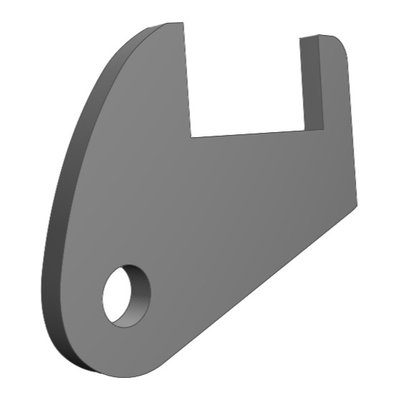 Category 1 weld on quick hitch brackets custom cut to order