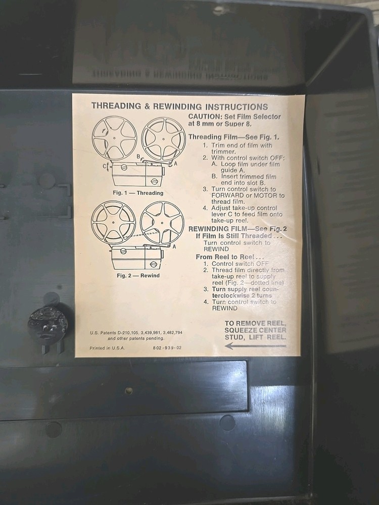 Sears Du-All Eight Automatic Threading Movie Projector (Model 9230)