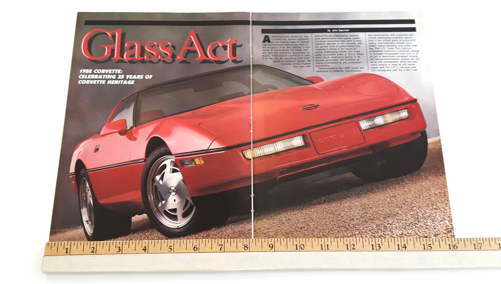1988 CORVETTE ORIGINAL ARTICLE