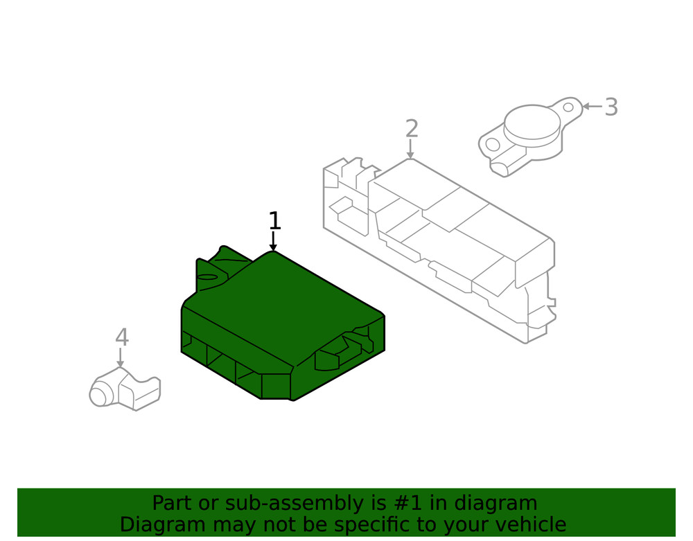 Genuine Audi Control Module 5QA-919-294-C