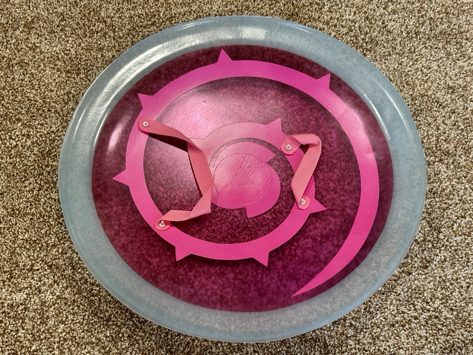 Steven Universe ⭐️Custom Rose Quartz 20” Translucent Shield⭐️