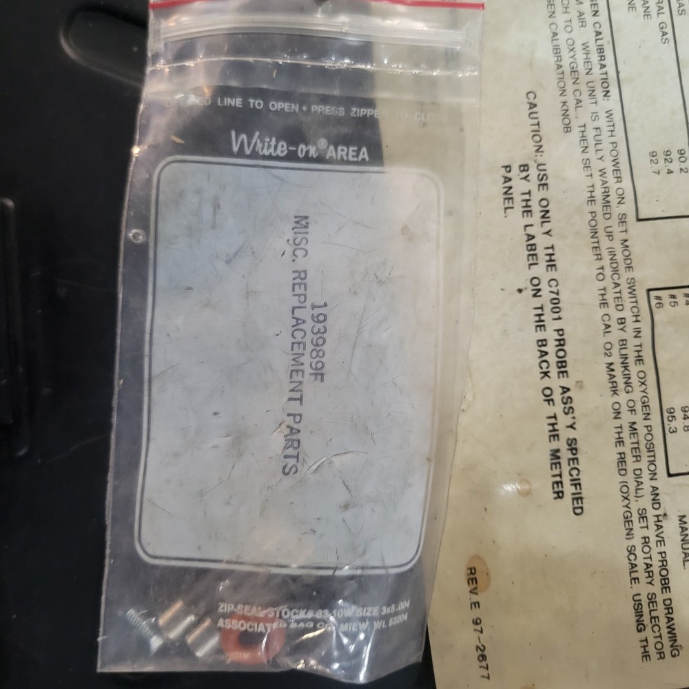 Honeywell Combustion Efficiency Analyzer A7001a