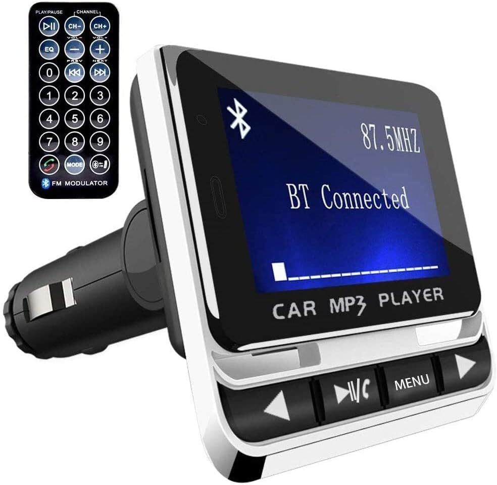 Wireless Bluetooth Car Adapter With Cvc Noise Reduction And Remote Control