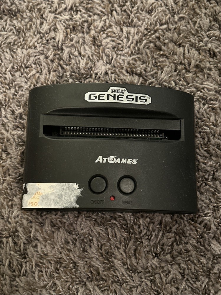 Sega Genesis Unit Only No Cords. Front Cover Missing
