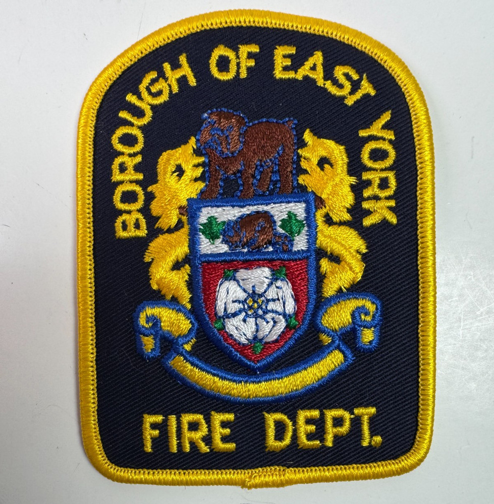 East York Borough Fire Canada Patch W7