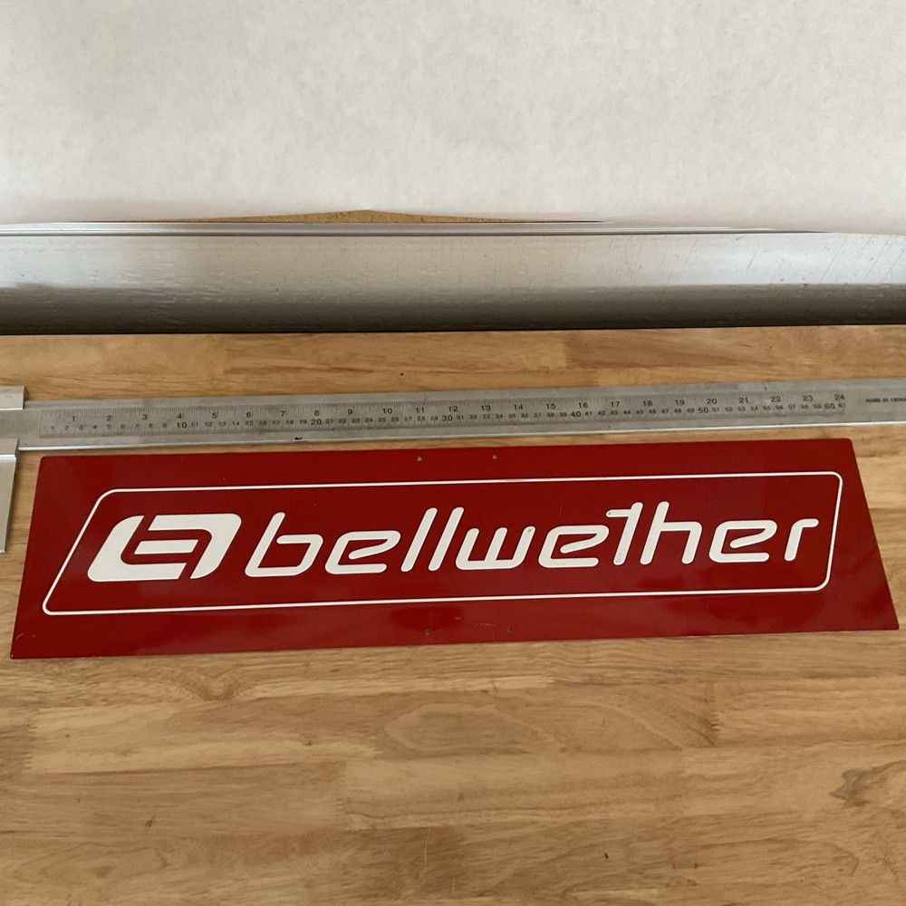 Vintage Bellwether Cyclewear Tin Signs