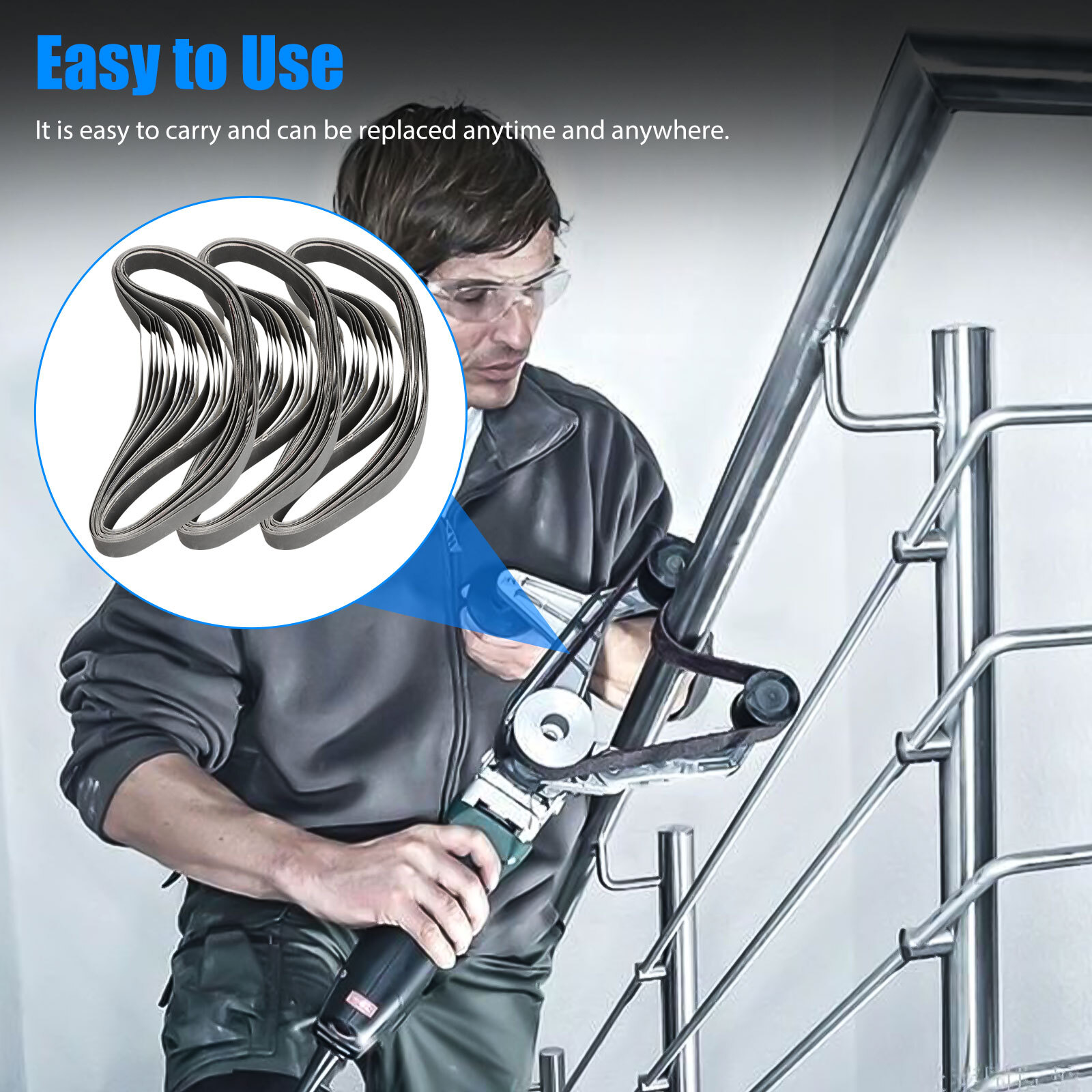 15Pcs 1x30inch Sanding Belt 600 800 1000 Grit Polishing Sander Belts Sandpaper