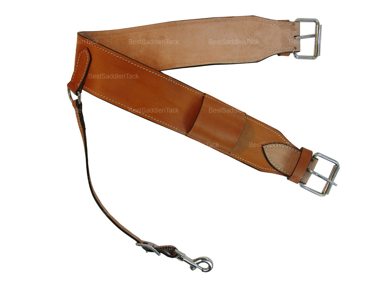 WESTERN CINCH ROPING SADDLE GIRTH BARREL RACING TRAIL SMOOTH LEATHER CINCHES 36"