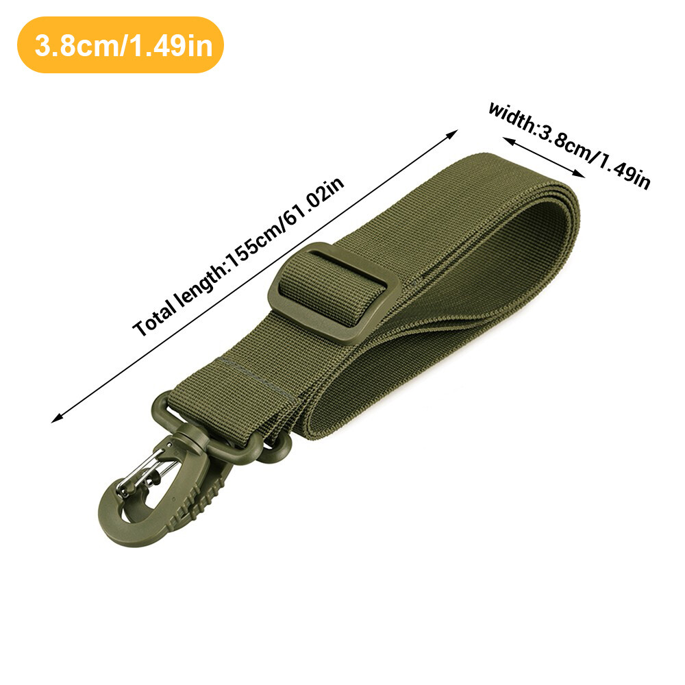 Tactical Shoulder Strap 61.02*1.49in Nylon Adjustable Replacement Straps Durable