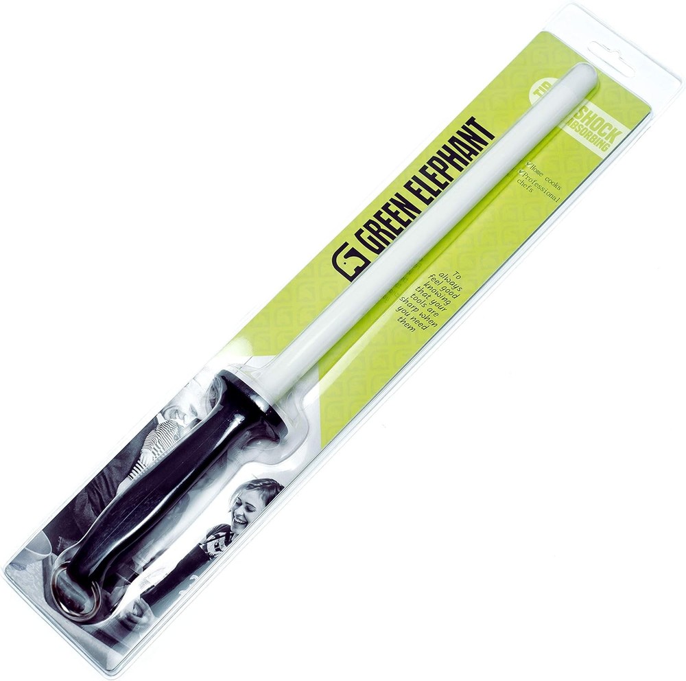 Ceramic Sharpening Rod, 11-inch Shatterproof Ceramic Sharpening Rod