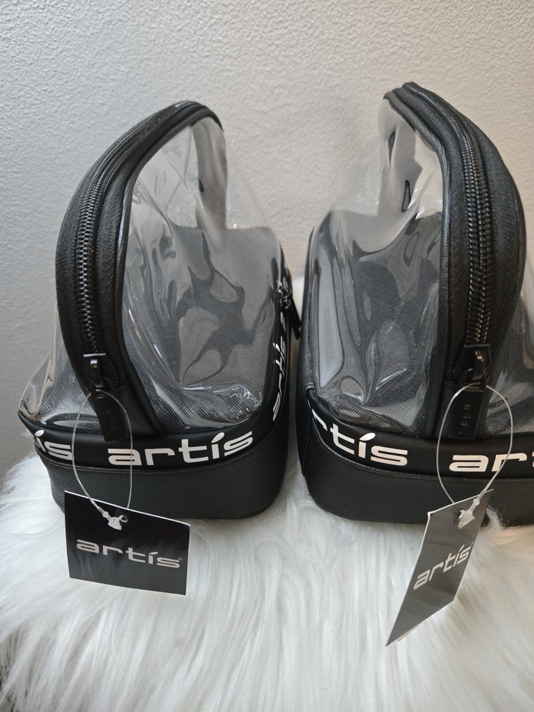 Artis Makeup Bag Large Black/clear Ret $40