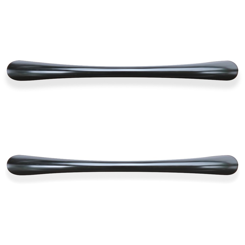 Lorell LLR34345 Drawer Pulls Black 4" Width 0.5" Depth