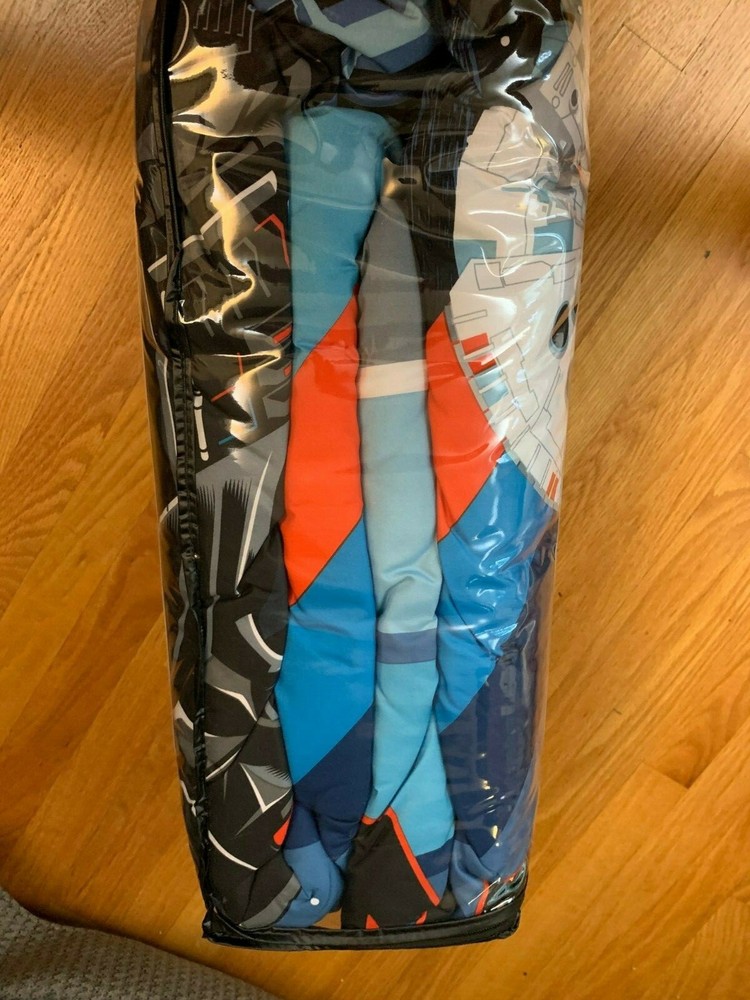 Star Wars Racing Stripe Reversible Microfiber Comforter, Twin, New with Tags