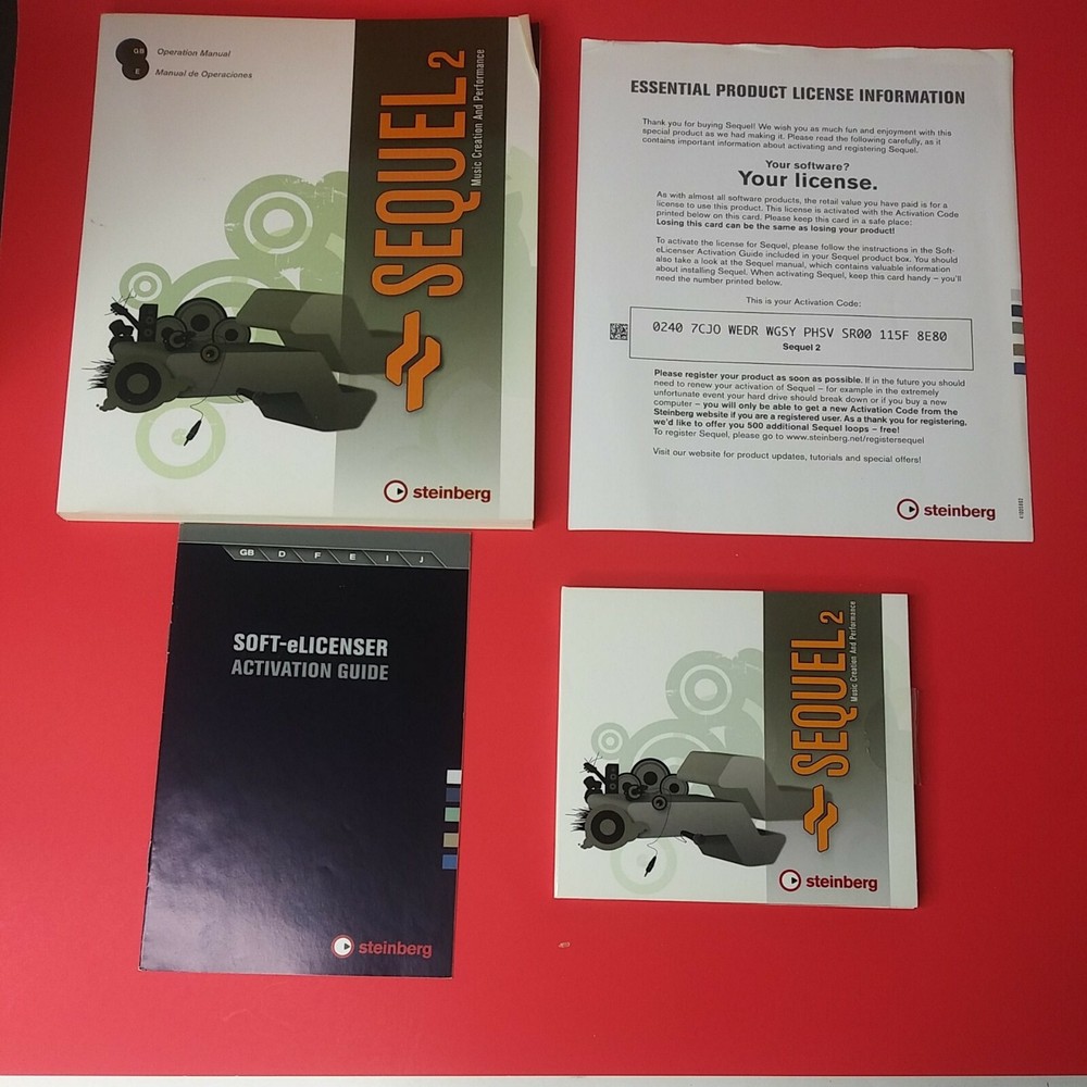 Sequel 2 Music Creation Performance Recording Software Steinberg Sequel2 TESTED