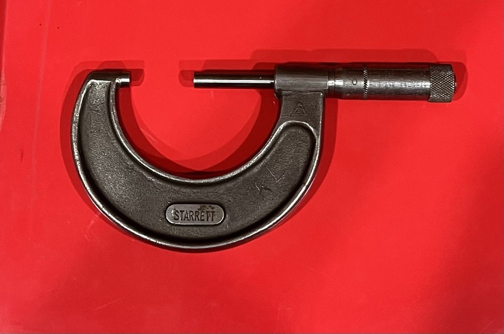Starrett NO436 Outside Micrometer 1”-2”