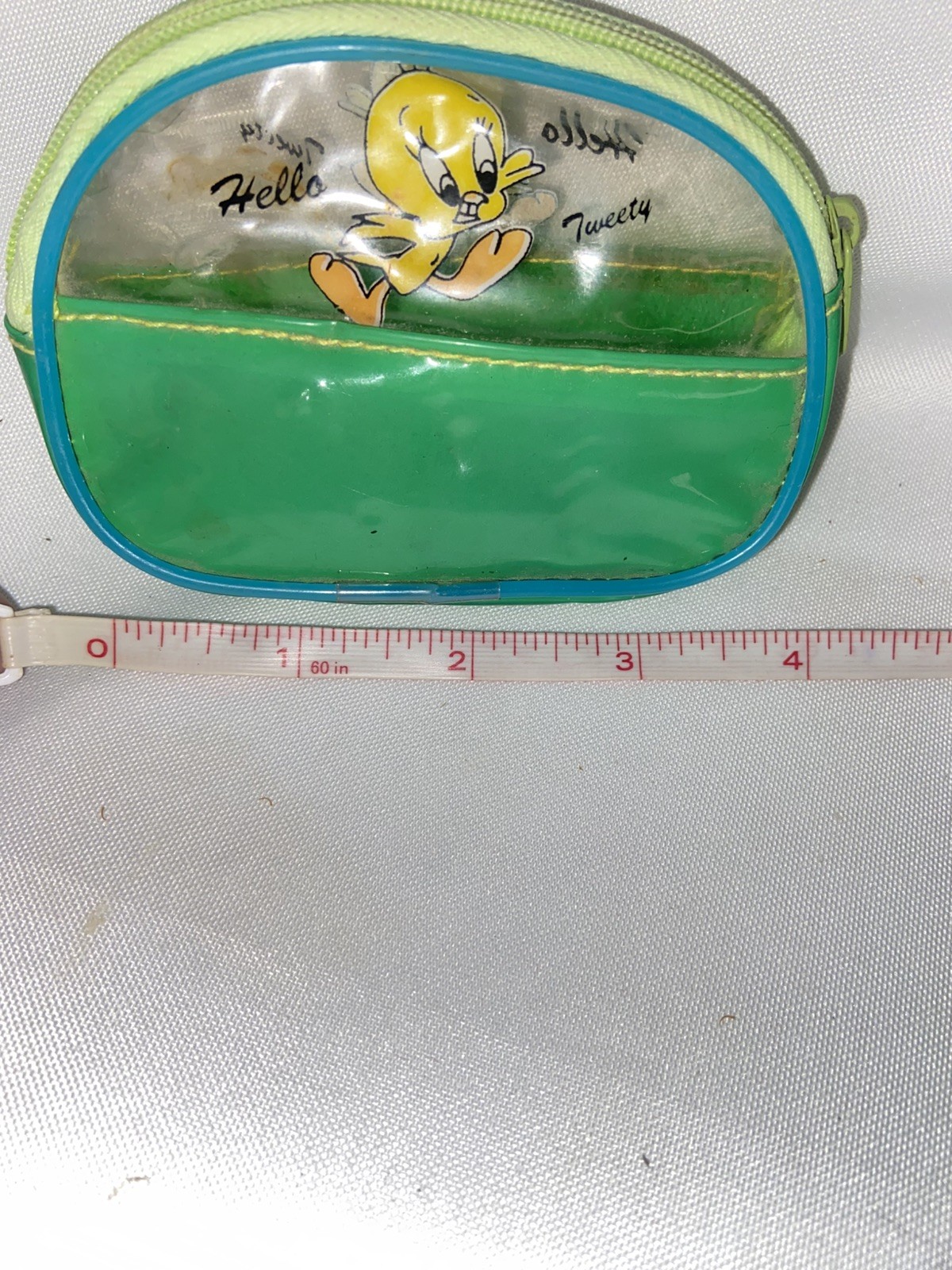 Vintage 1990’s Tweety Bird Plastic Zipper Coin Purse