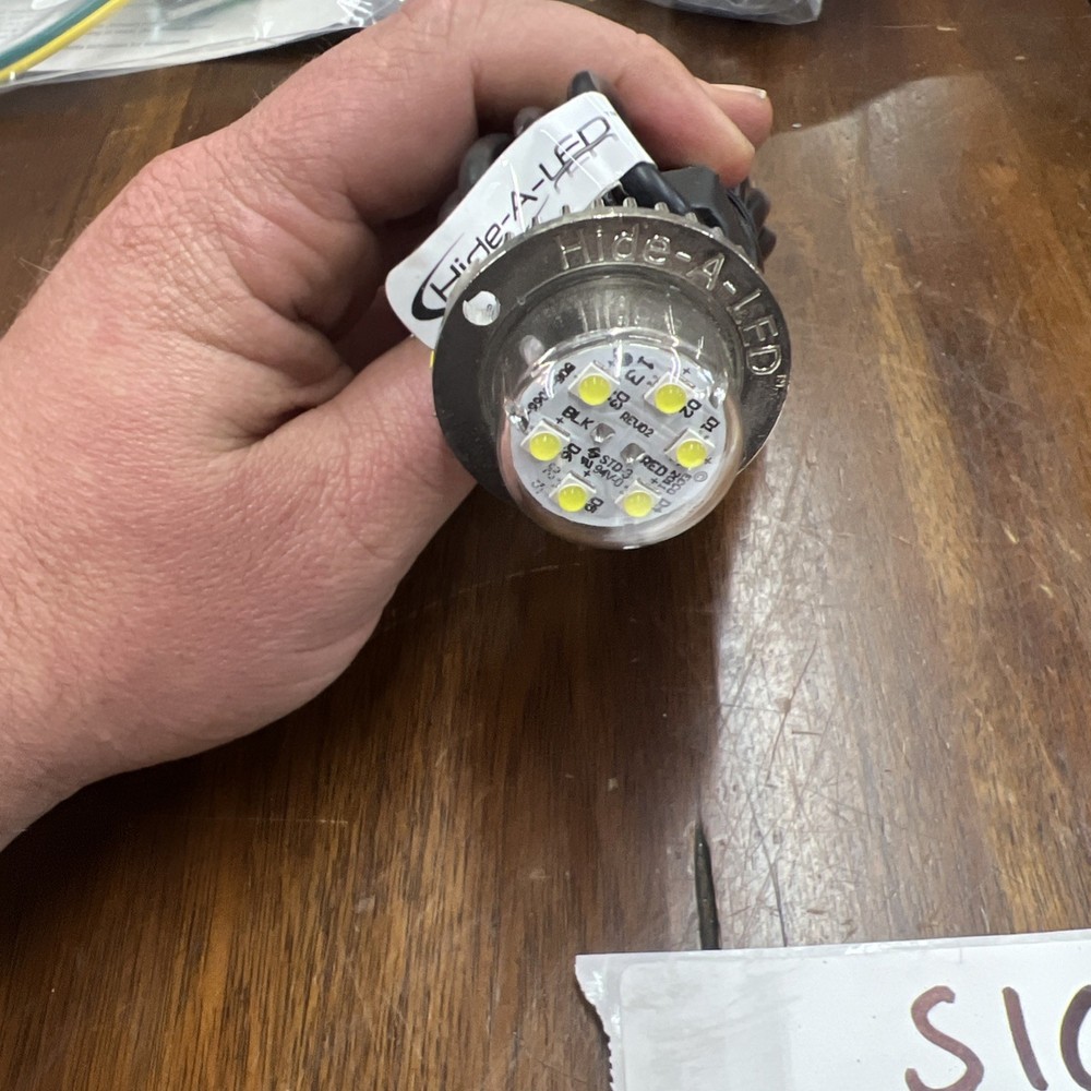 ECCO 9014 Amber LED Strobe Light Drill-in headlight taillight Surface Mount