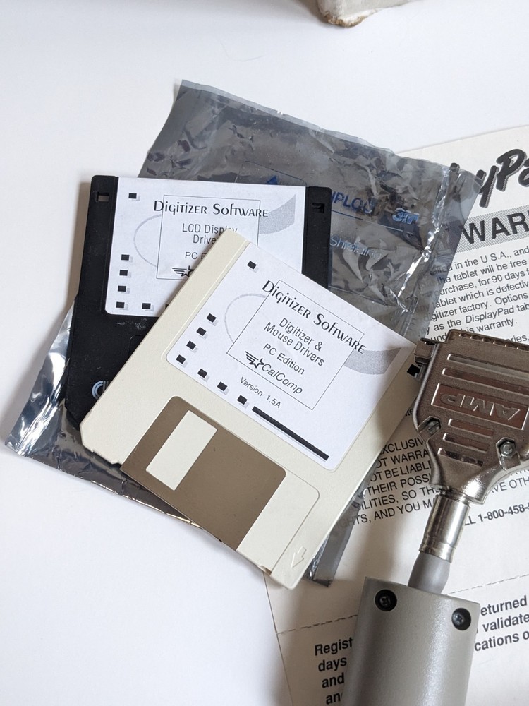 Vintage 1992 CalComp DisplayPad Desktop Pen-Based System Complete in Box Unteste