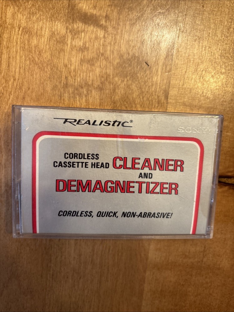 Realistic Cordless Cassette Head Cleaner And Demagnetizer