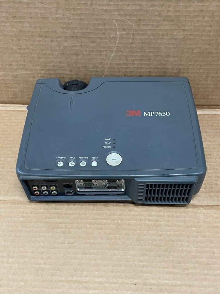 3M MP7650 Projector (Untested) No Cords