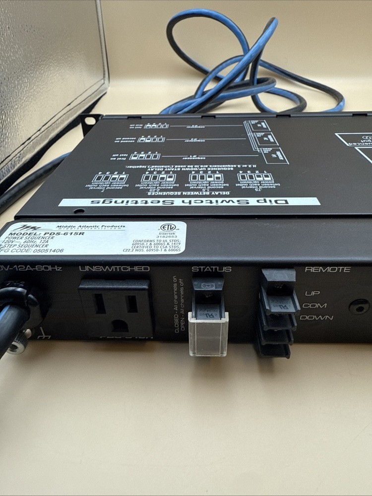 Middle Atlantic PDS-615R Power Sequencer - Rack Mounted